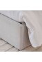 Frazer 180x200 Upholstered King Bed - White/Natural Oak L217xW205xH125cm - 6