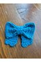 Blue Knitted Bow Buckle - 5