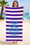 Adult Unisex 70X140 cm Summer Patterned Beach Towel Ocean