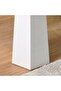 Monarch End Table – White Modern Minimalist Side Table with 2-Year Warranty - 5