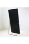 Halen Floor Mirror with Tri-Color LED Lights & Touch Screen - Black - 75x4.8x180cm - 2-Year Warranty - 3