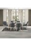 Neto 1+6 Ceramic Dining set- Grey