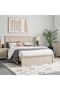 Ryan 150x200 Queen Bed - Antique Grey Ash Veneer L157.8xW208xH120cm - 7