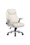 Tyrell High Back Office Chair - Beige L75.5xW72.5xH112-119.5cm - 2