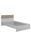 Aurora 120x200 Single Bed - White / Natural Oak L130xW206.5xH90.5cm - 2