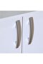Absol Multipurpose 2-Door Cabinet - Stylish White Wood Storage with 2 Shelves & 2-Year Warranty - 5