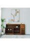Artilla Buffet Cabinet - Elegant Walnut Sideboard with 4 Drawers & 2 Cabinets, 2-Year Warranty - 4