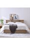 Gamorah 180X200 King Bed Set+1 Nightstand+Dresser/Mirror & Stool-Sonoma Oak - 5