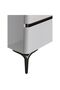 Santelmo Night Stand - High Gloss Light Grey - With 2-Year - 7