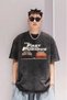 The Fast and The Furious Printed Unisex Oversize Vintage T-shirt