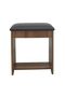 Supreme Light Walnut Stool for Dresser - Engineered Wood, 42.5x29.2x44.5cm, 2-Year Warranty - 5