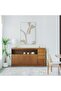 Artilla Buffet Cabinet - Elegant Walnut Sideboard with 4 Drawers & 2 Cabinets, 2-Year Warranty - 2