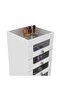 Eldon Make-Up Storage Cabinet - White, 4 Drawers, Engineered Board, 45x45x84cm, 2-Year Warranty - 5