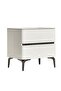 Santelmo 2 Drawer Night Stand-HG Light Beige - 5