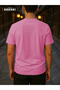 Orki Beach Men's Summer Pink T-Shirt & Black Shorts Set - 3
