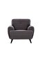 Lina 1 Seater Fabric Sofa - Grey L100.5xW87.5xH88.5cm - 2
