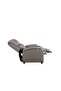 Mystic 1 Seater Fabric Pushback Recliner with Cup Holder - Oatmeal L83xW93xH103cm - 7