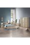 Supreme 5 Door Wardrobe with Mirror - French Sonoma Oak L199.5xW52xH209cm - 8