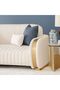Natsuda 2 Seater Fabric Sofa - Beige/Gold L182xW119xH85cm - 7
