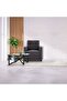 Nottingham 1 Seater Fabric Sofa - Dark Slate Grey L85xW85xH88cm - 6