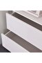 Frazer 6 Door Wardrobe w/ 2 inner drawers - White/Natural oak L243.7xW60xH220cm - 7
