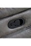 Adric 1 Seater Airleather Manual Recliner - Dark Grey L85.09xW98xH104cm - 5