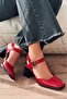 Melora High Heels Red Patent Leather Marry Jane - 2