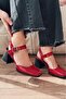 Melora High Heels Red Patent Leather Marry Jane - 5