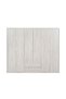 V2Tisley 6 Door Wardrobe - L.Oak/White faux marble L55xW235xH201.5cm - 3