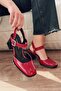 Melora High Heels Red Patent Leather Marry Jane - 4