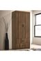 Sante 2 Door + 2 Drawer Wardrobe - Columbia L80xW42xH181cm