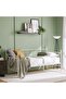 Bella Arrow 90x200 Metal Day Bed-White L209xW96.8xH100cm - 7