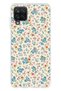 Galaxy A22 - M22 - M32 Compatible Bear Winnie Pooh and Flowers Transparent Silicone Case