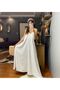 Ayrobin Fabric Dress with Strap -White