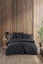 Noble - 100% Cotton Poplin Duvet Cover Set - Luxury Series - 3