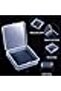 6-Pack Mini Clear Plastic Storage Boxes for Small Items, 4.45x3.3x1.18in Containers - 2