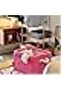 Adorable Pink Crocheted Storage Basket 40×30×25cm – For Toys, Clothes, Snacks & Bedside Use - 2