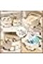 3-Pack Storage Bins with Wheels – Large Khaki Plastic Baskets with Handles for Closet & Office Use - 5