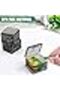30-Pack Stackable Mini Plastic Storage Boxes with Lids for Beads, Slime, Paint, Seeds – Black - 2