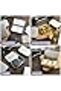 4 Pcs Mini Tin Box Containers with Hinge Lids – Small Metal Storage Boxes, 3.7×2.4×0.7 Inch (Silver) - 2