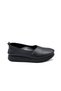 Inside and Outside Genuine Leather Daily Comfort Women's Shoes Black - 4