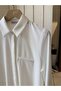 Esilastore Hidden Button Detailed Tunic Ecru - 4