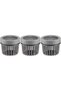Set de 3 recipiente rotunde pentru condimente, 500ml