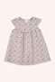Baby Girl Floral Patterned Pink Dress