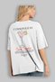 Cosmopolitan Cocktail Printed Oversize T-Shirt Men Women 100% Cotton Crew Neck Tshirt - 3
