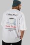 Espresso Cocktail Printed Oversize T-Shirt Men Women 100% Cotton Crew Neck Tee - 7