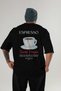 Espresso Cocktail Printed Oversize T-Shirt Men Women 100% Cotton Crew Neck Tee