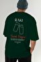 Raki Cocktail Printed Oversize T-Shirt Men Women 100% Cotton Crew Neck Tshirt - 7