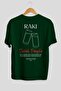 Raki Cocktail Printed Oversize T-Shirt Men Women 100% Cotton Crew Neck Tshirt - 2