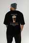 Mocha Cocktail Printed Oversize T-Shirt Men Women 100% Cotton Crew Neck Tshirt - 5